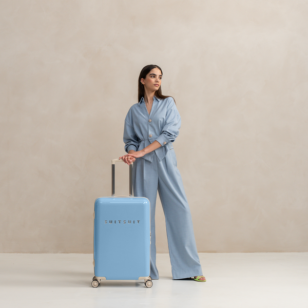 Fabulous Fifties - Chambray Blue - Check-in (66 cm)