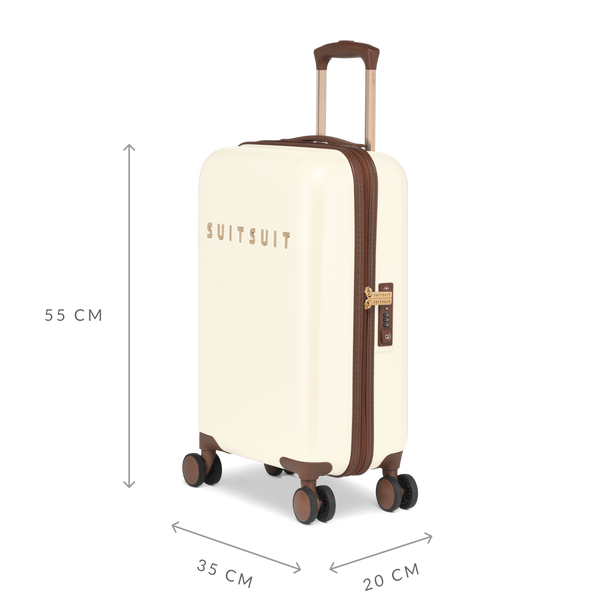 Fab Seventies - Antique White - Luggage Set (55/66/76 cm)