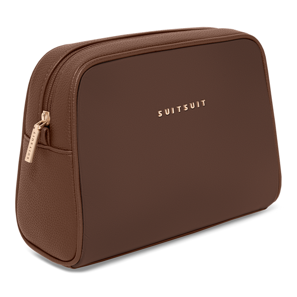 Serenity - Chocolate Brown - Toiletry Bag XL & Make-up Bag