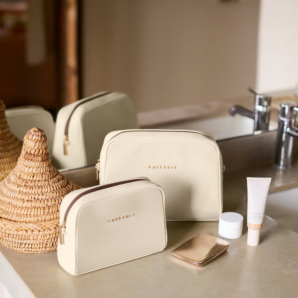 Serenity - Whisper White - Toiletry Bag XL & Make-up Bag