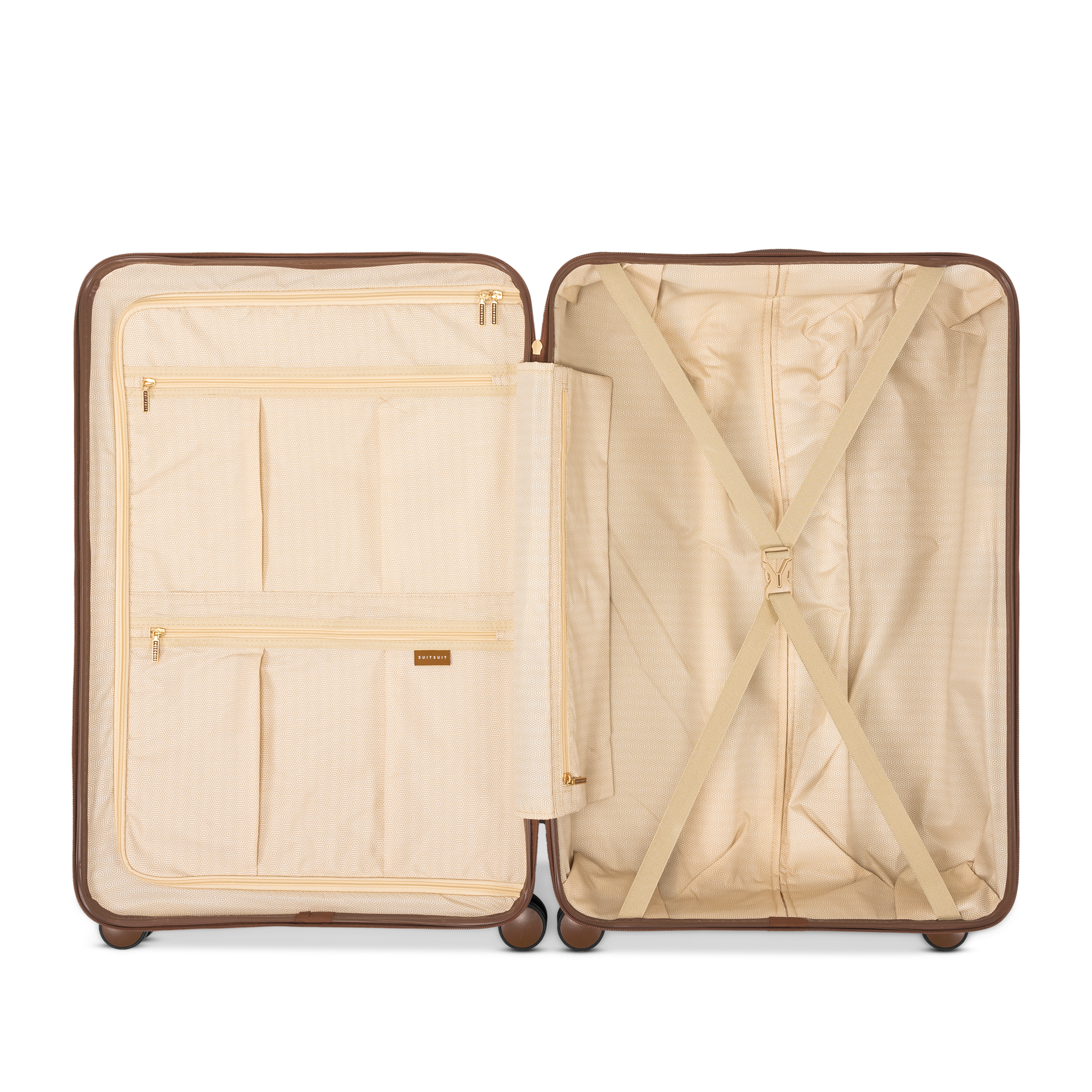 Fab Seventies - Antique White - Luggage Set (55/66/76 cm)