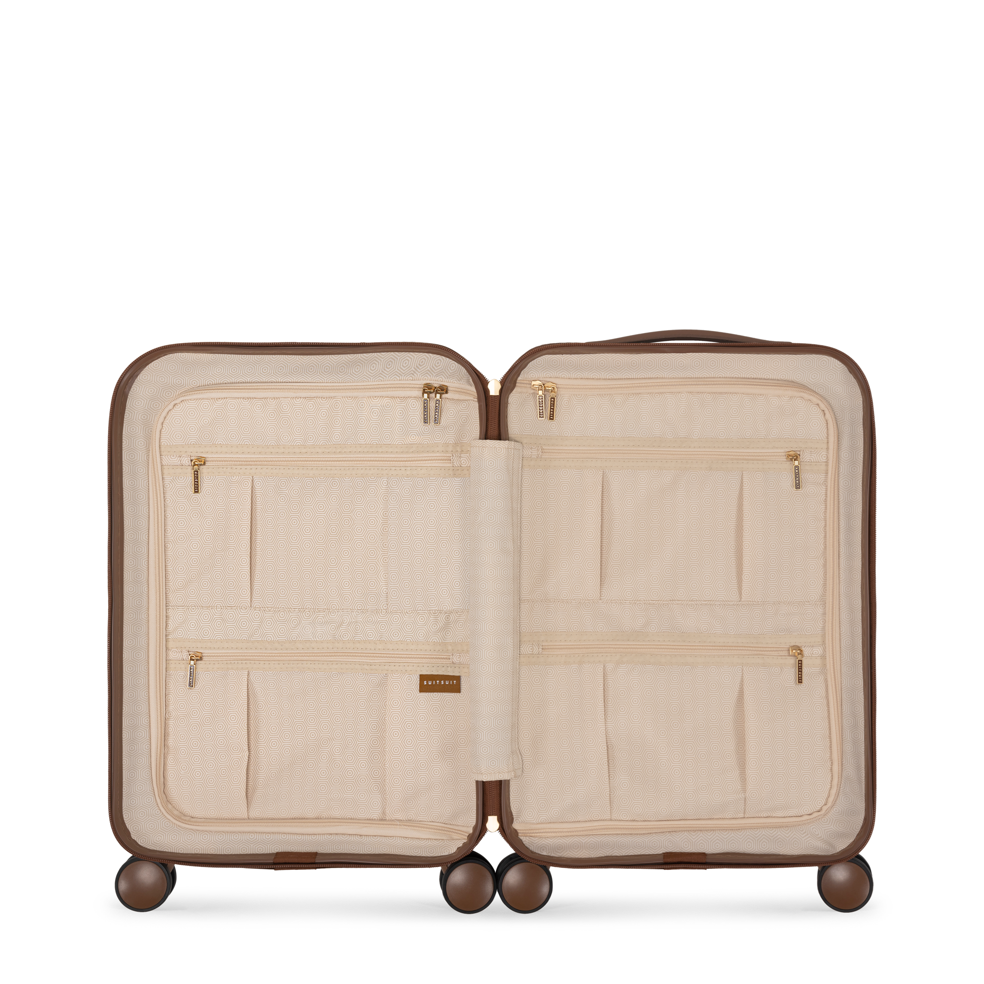 Fab Seventies - Taupe - Luggage Set (55/66/76 cm)