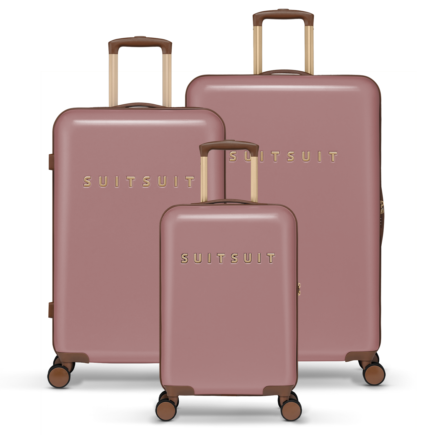 Fab Seventies - Old Rose - Luggage Set (55/66/76 cm)