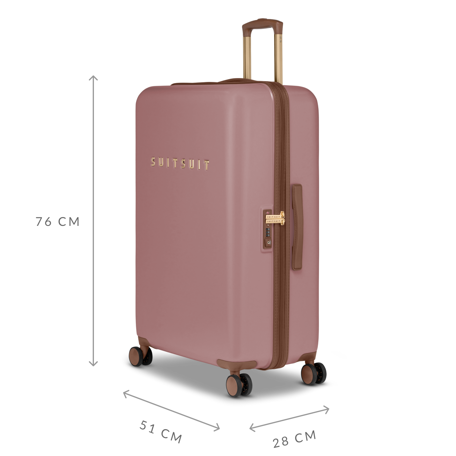 Fab Seventies - Old Rose - Luggage Set (55/66/76 cm)