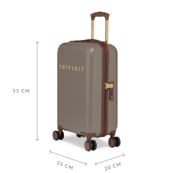 Fab Seventies - Taupe - Luggage Set (55/66/76 cm)