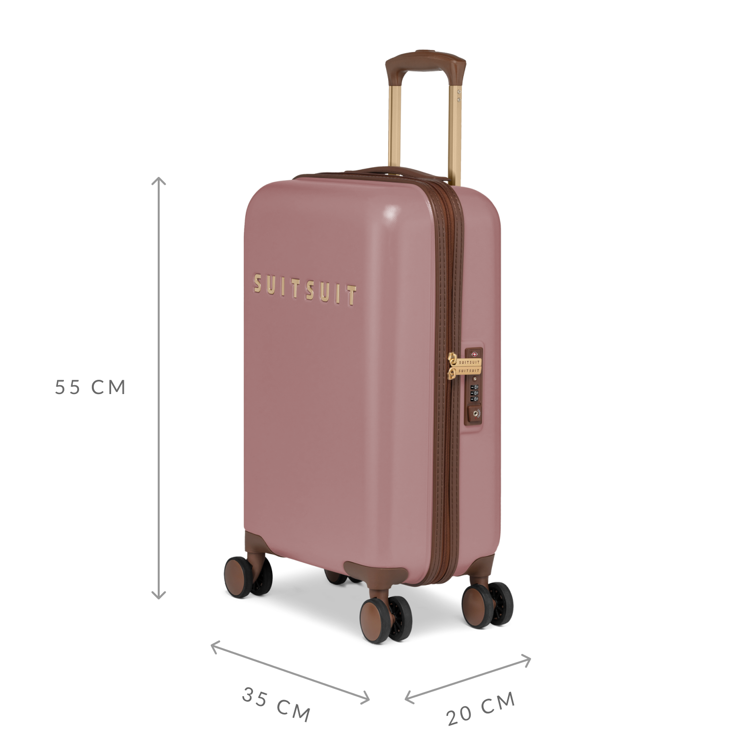 Fab Seventies - Old Rose - Luggage Set (55/66/76 cm)