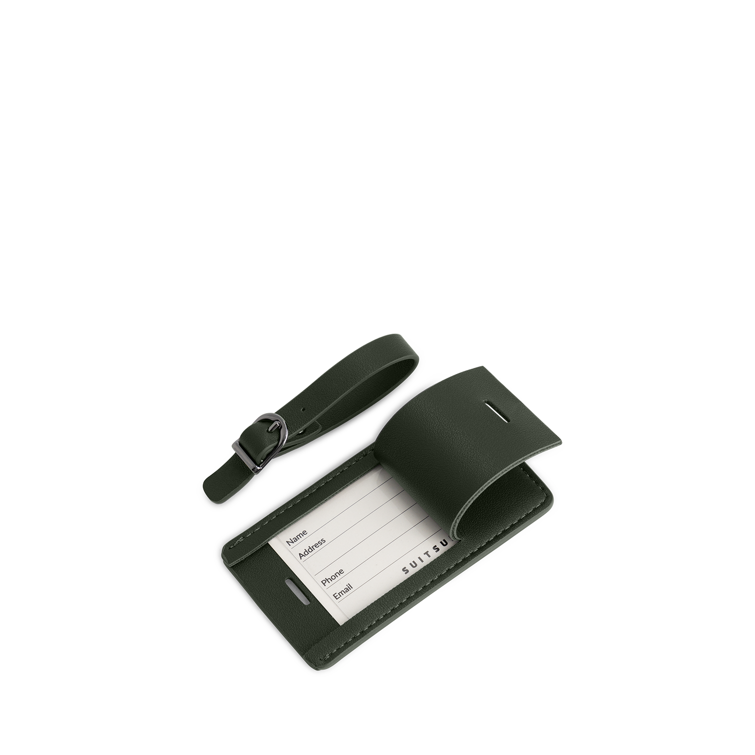 Mystique - Dark Olive - Luggage Tag Medium