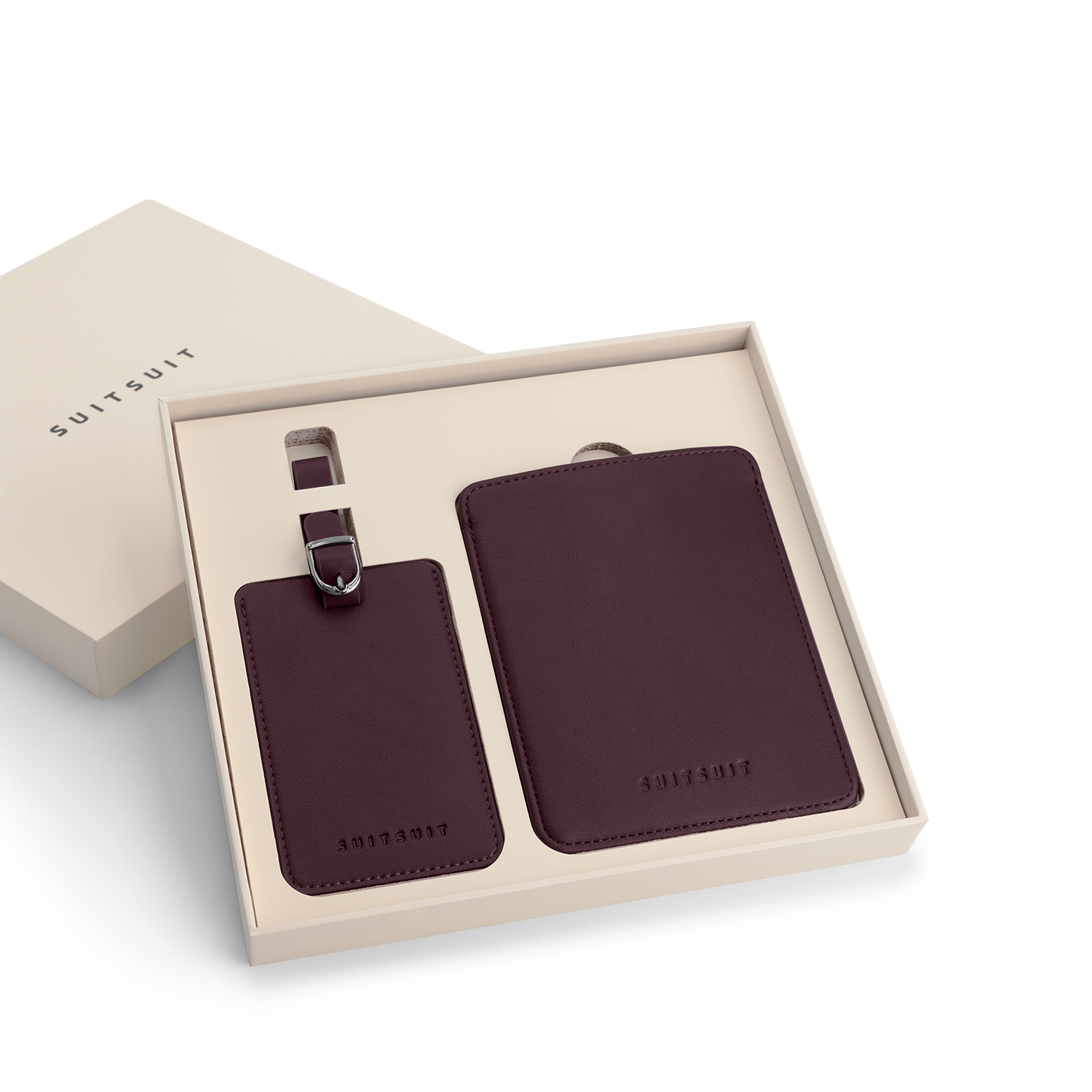Mystique - Cherry Lacquer - Passport Sleeve & Luggage Tag Large