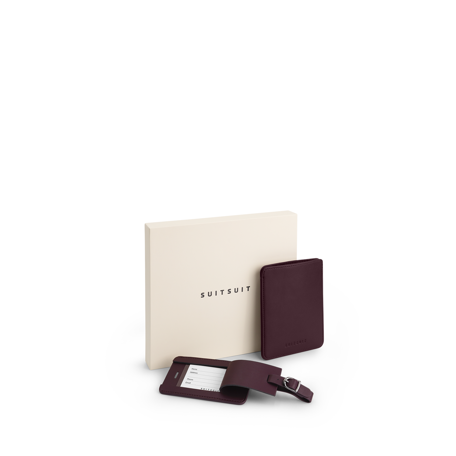 Mystique - Cherry Lacquer - Passport Sleeve & Luggage Tag Large