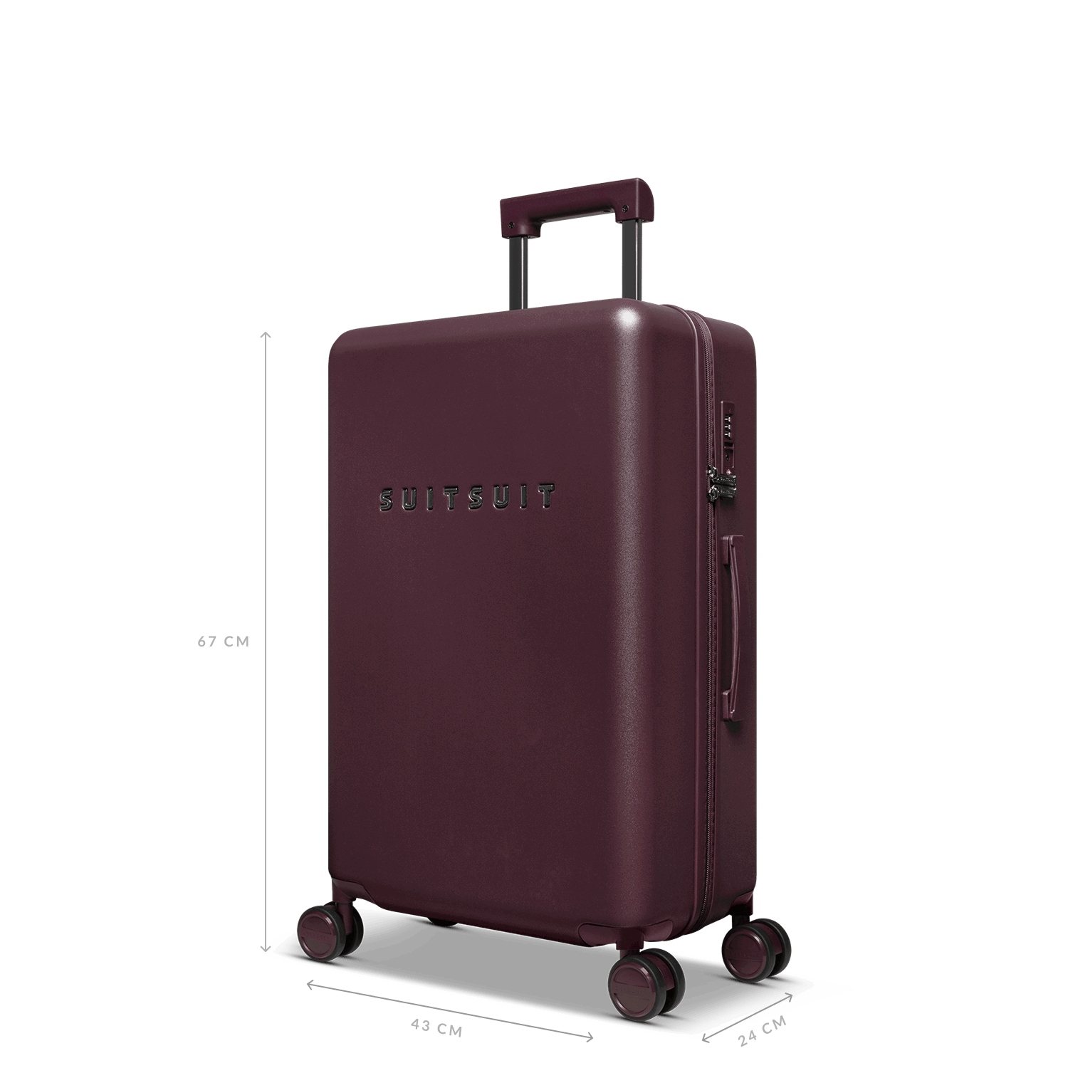 Mystique - Cherry Lacquer - Luggage Set (20/24/28 inch)
