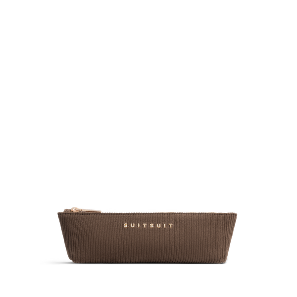 Fab Seventies - Corduroy Cocoa Brown - Toiletry Bag S