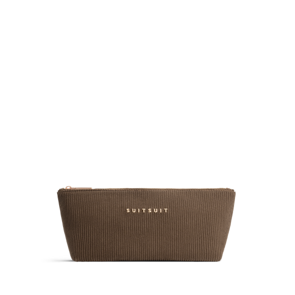 Fab Seventies - Corduroy Cocoa Brown - Toiletry bag M
