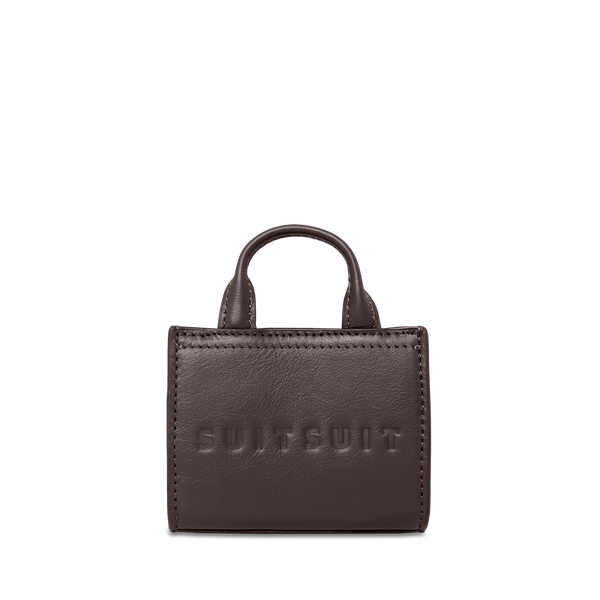 Fab Seventies Special Edition - Chocolate Brown - Micro Cross Body Bag (Smooth Leather)