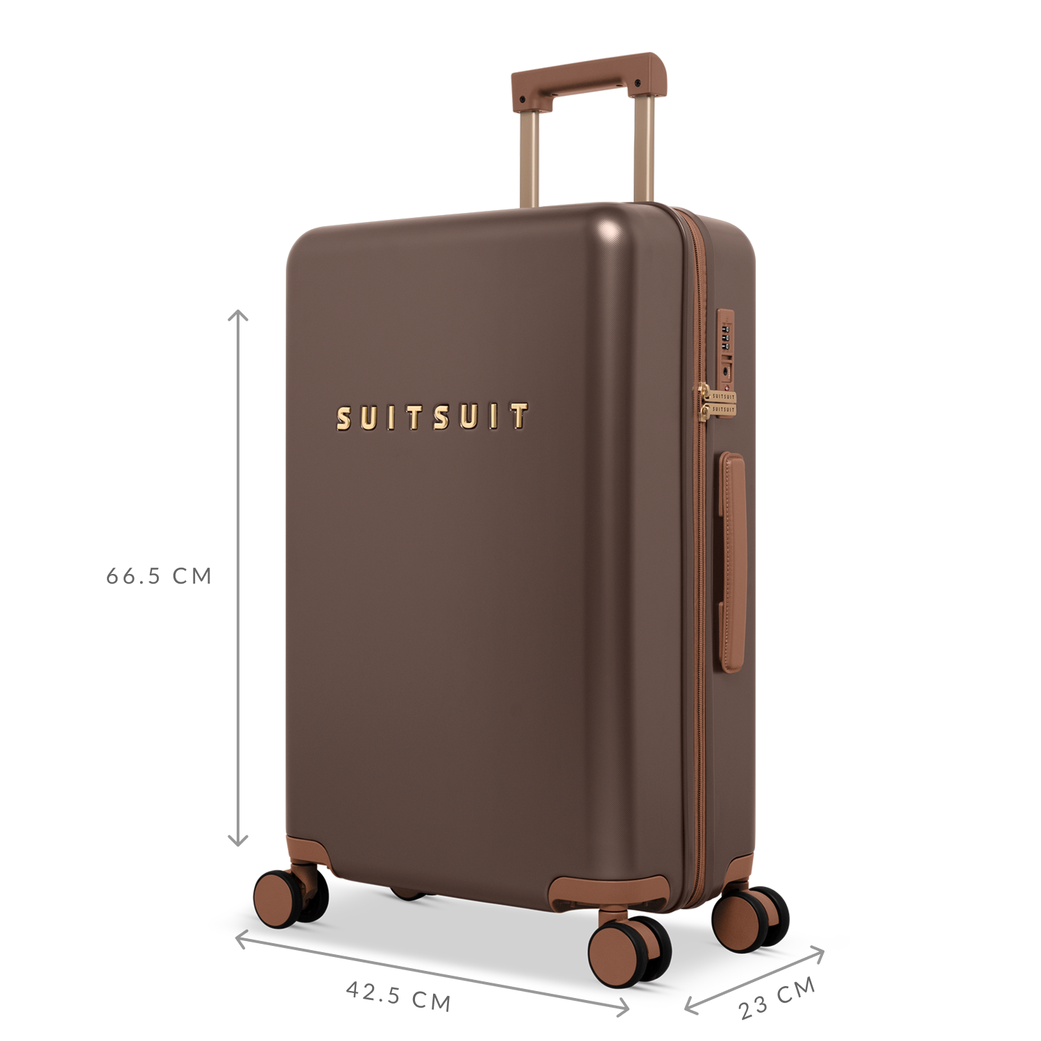 Fab Seventies Special Edition - Chocolate Brown - Check-in (66 cm)