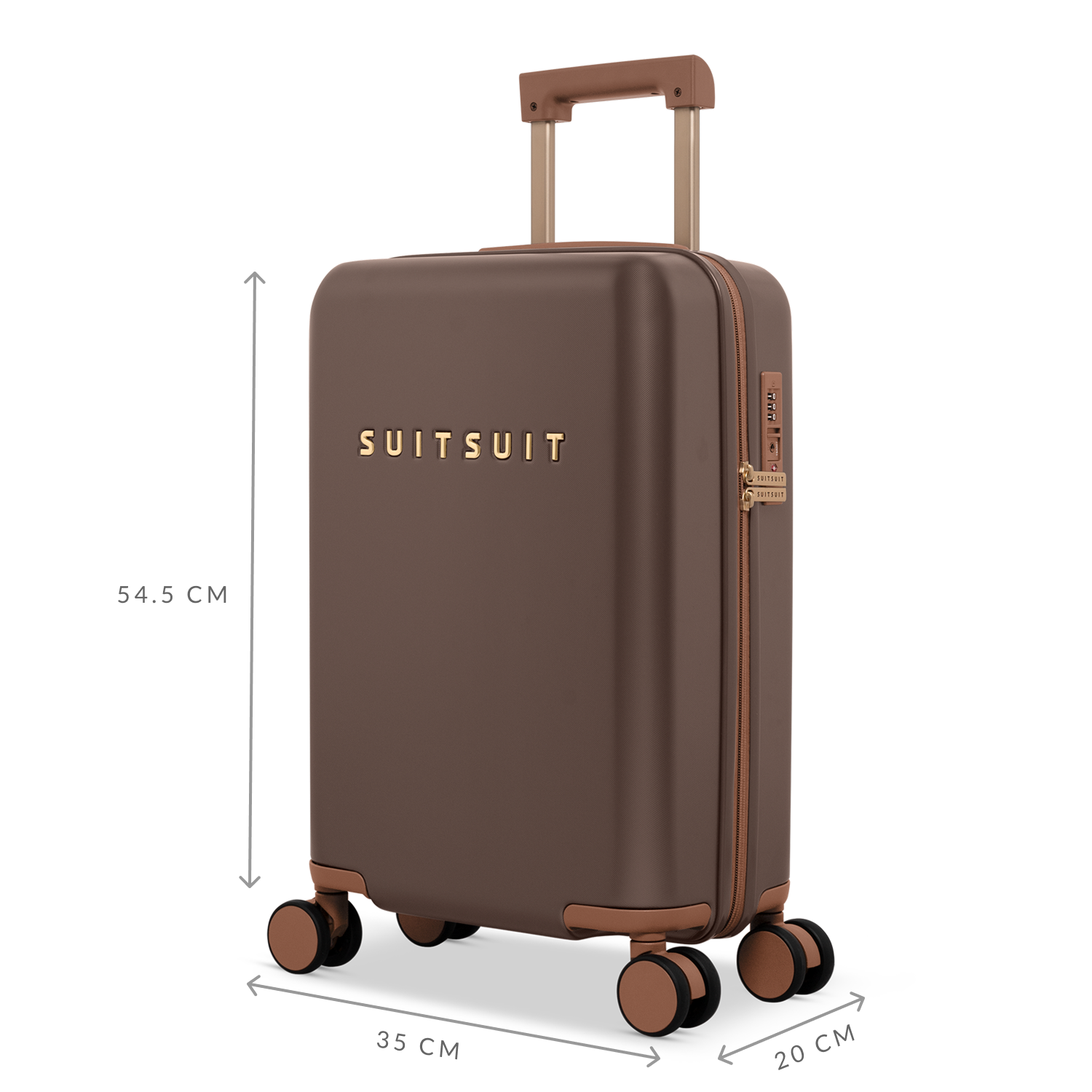 Fab Seventies Special Edition - Chocolate Brown - Carry-on (55 cm)