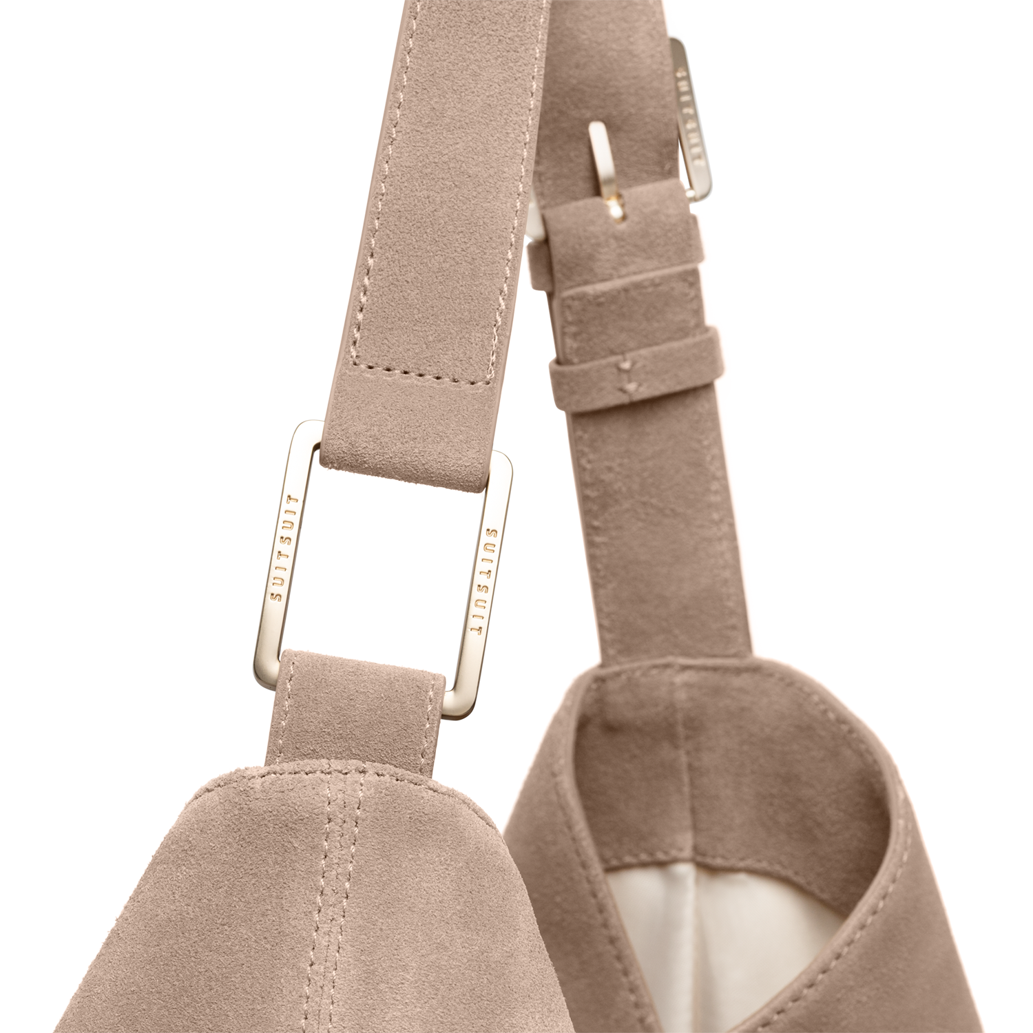 Fab Seventies Special Edition - Sandy Brown - Slouchy Bag (Suede)