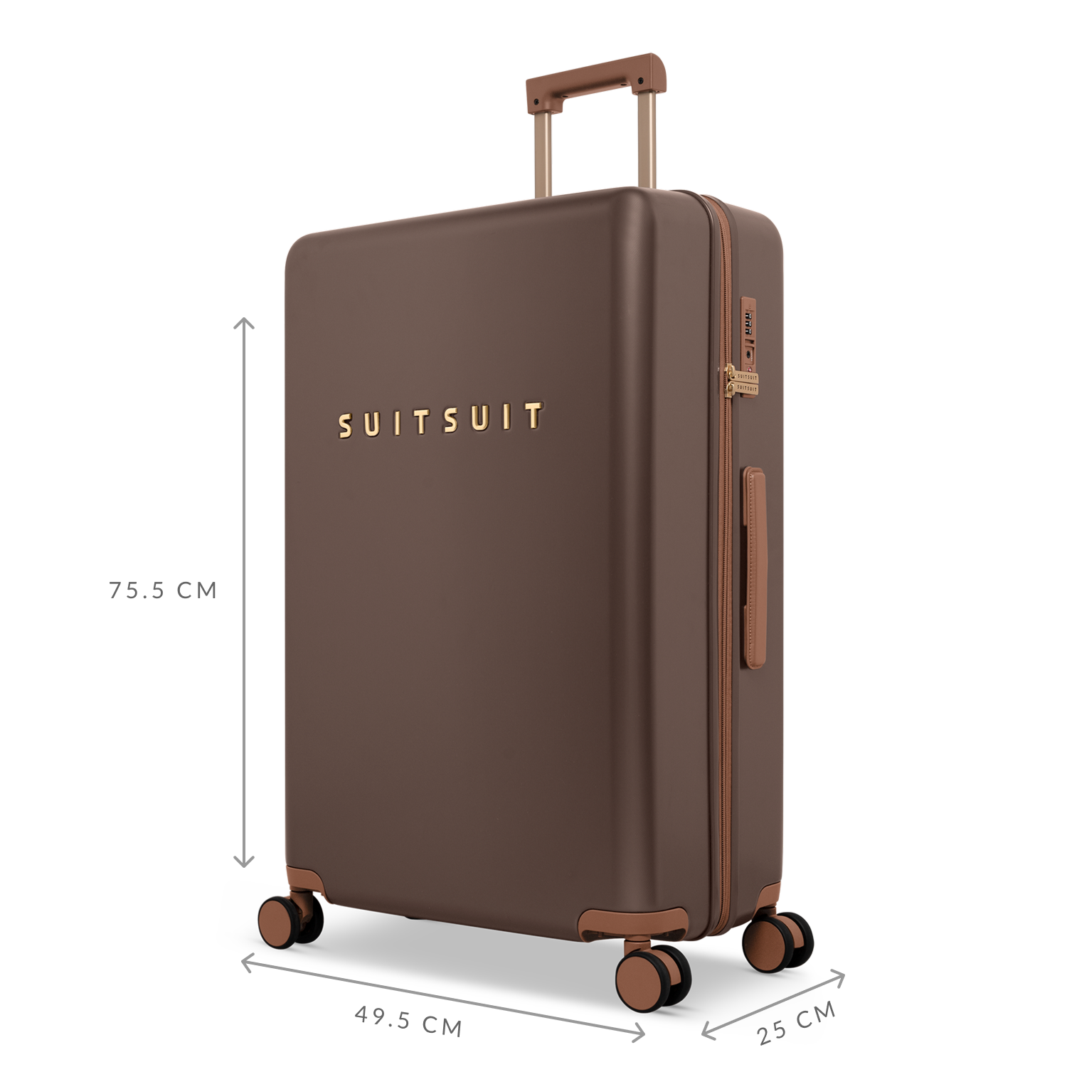 Fab Seventies Special Edition - Chocolate Brown - Check-in (76 cm)