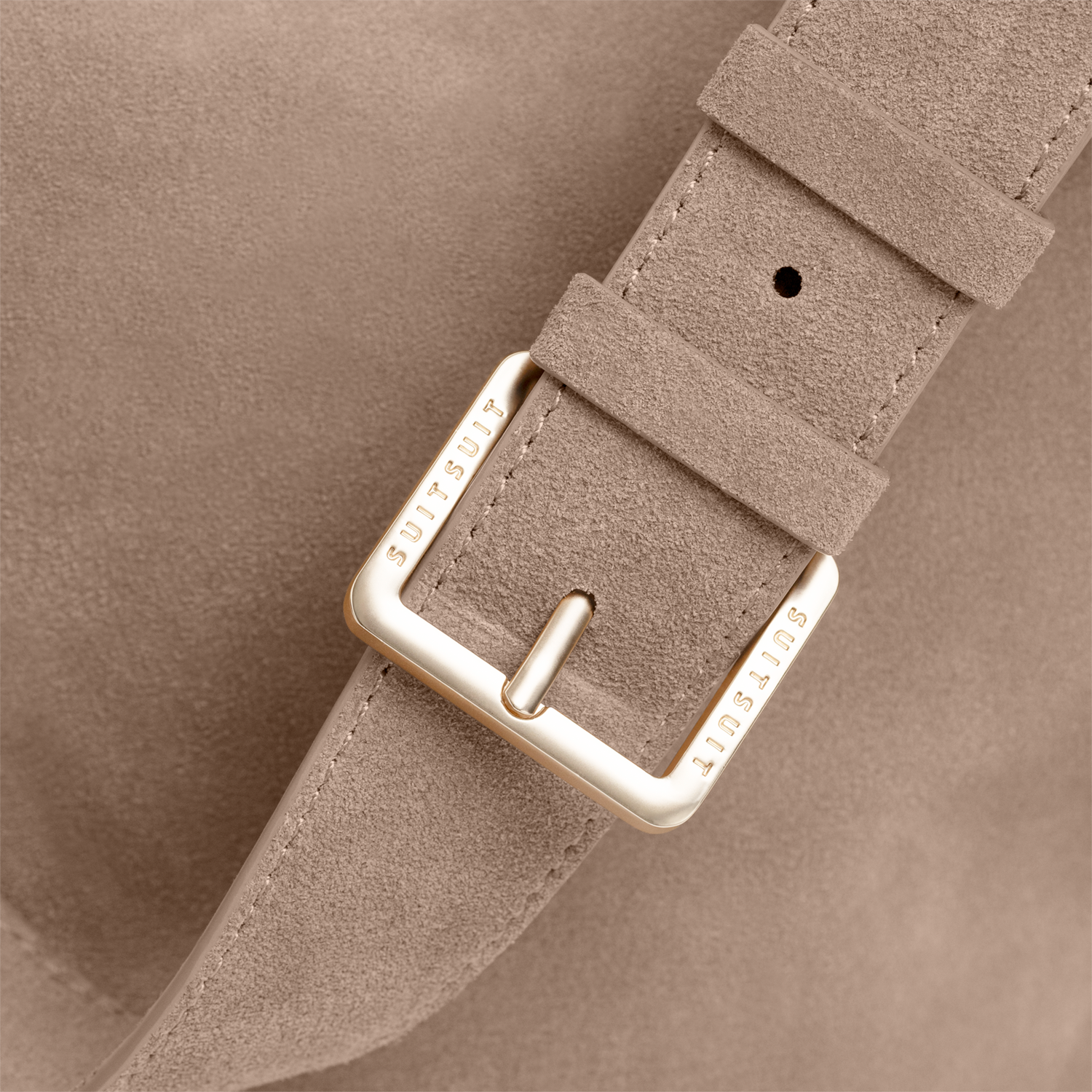 Fab Seventies Special Edition - Sandy Brown - Slouchy Bag (Suede)