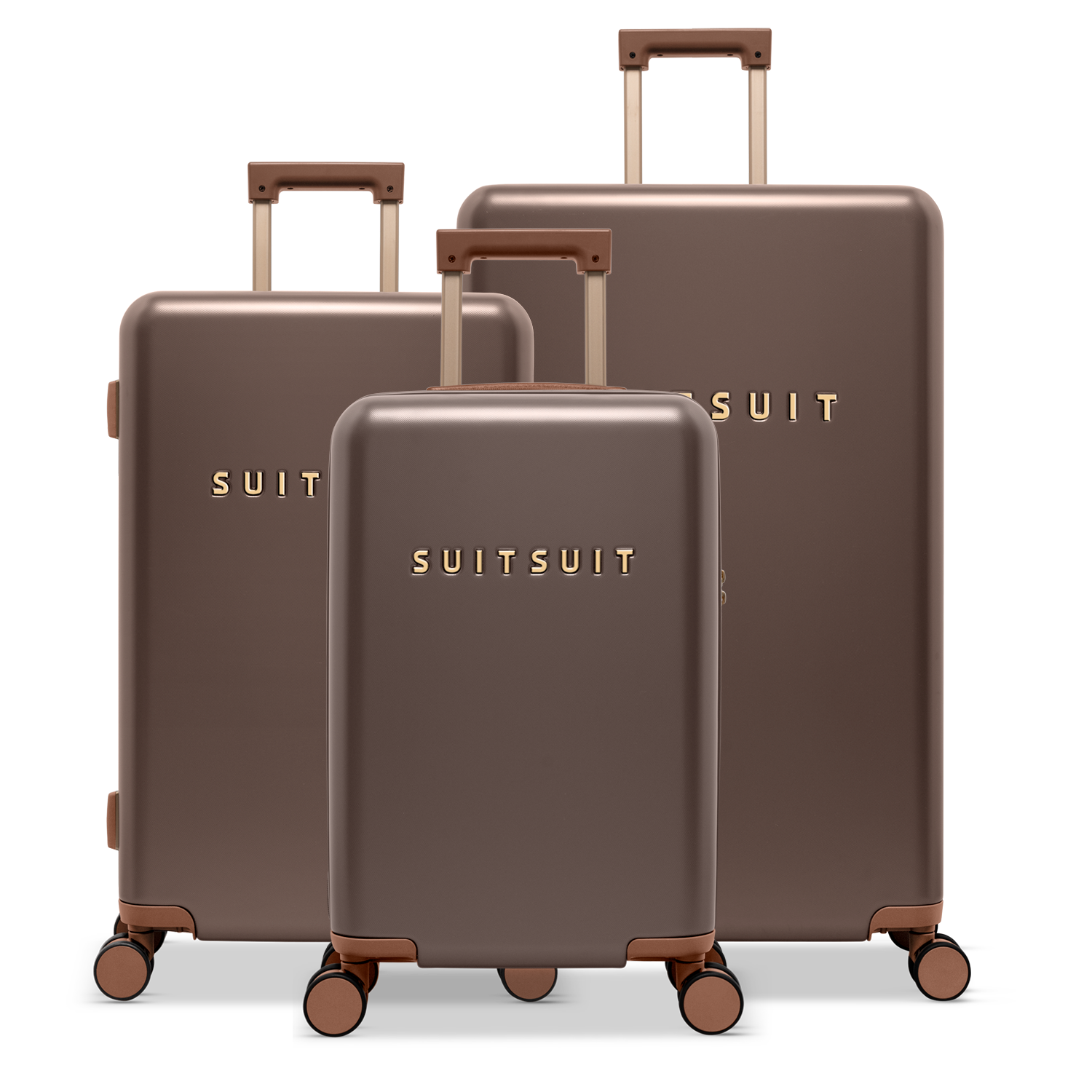 Fab Seventies Special Edition - Chocolate Brown - Trio Set (55/66/76 cm)