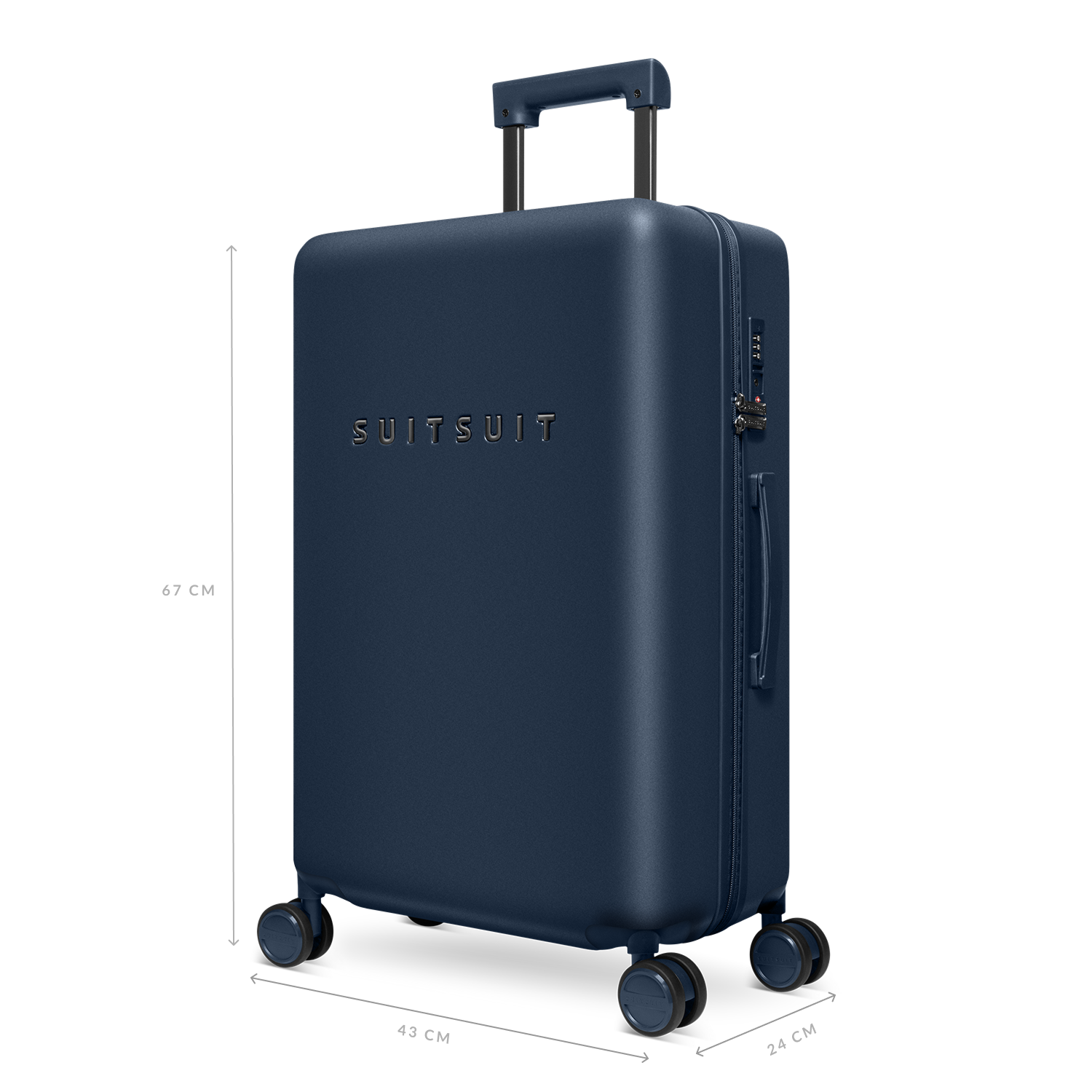 Mystique - Midnight Blue - Luggage Set (55/66/76 cm)