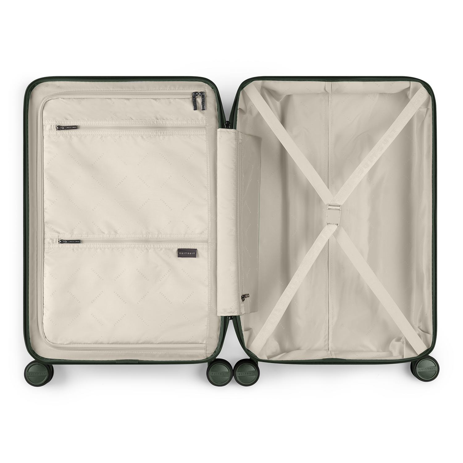 Mystique - Dark Olive - Luggage Set (55/66/76 cm)