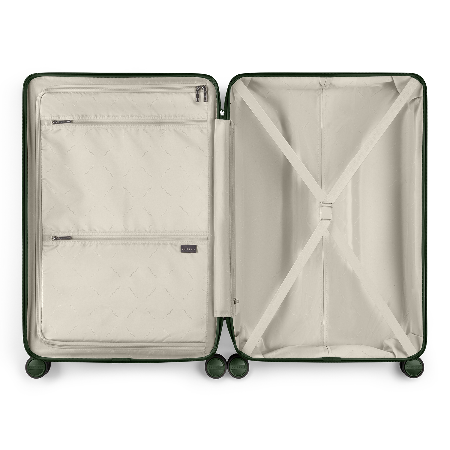 Mystique - Dark Olive - Luggage Set (55/66/76 cm)