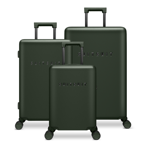 Mystique - Dark Olive - Luggage Set (55/66/76 cm)