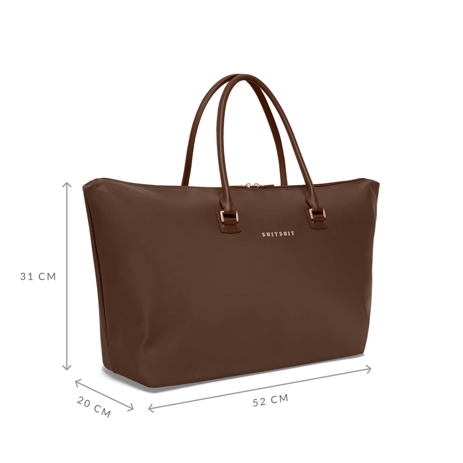 Serenity - Chocolate Brown - Travel Tote