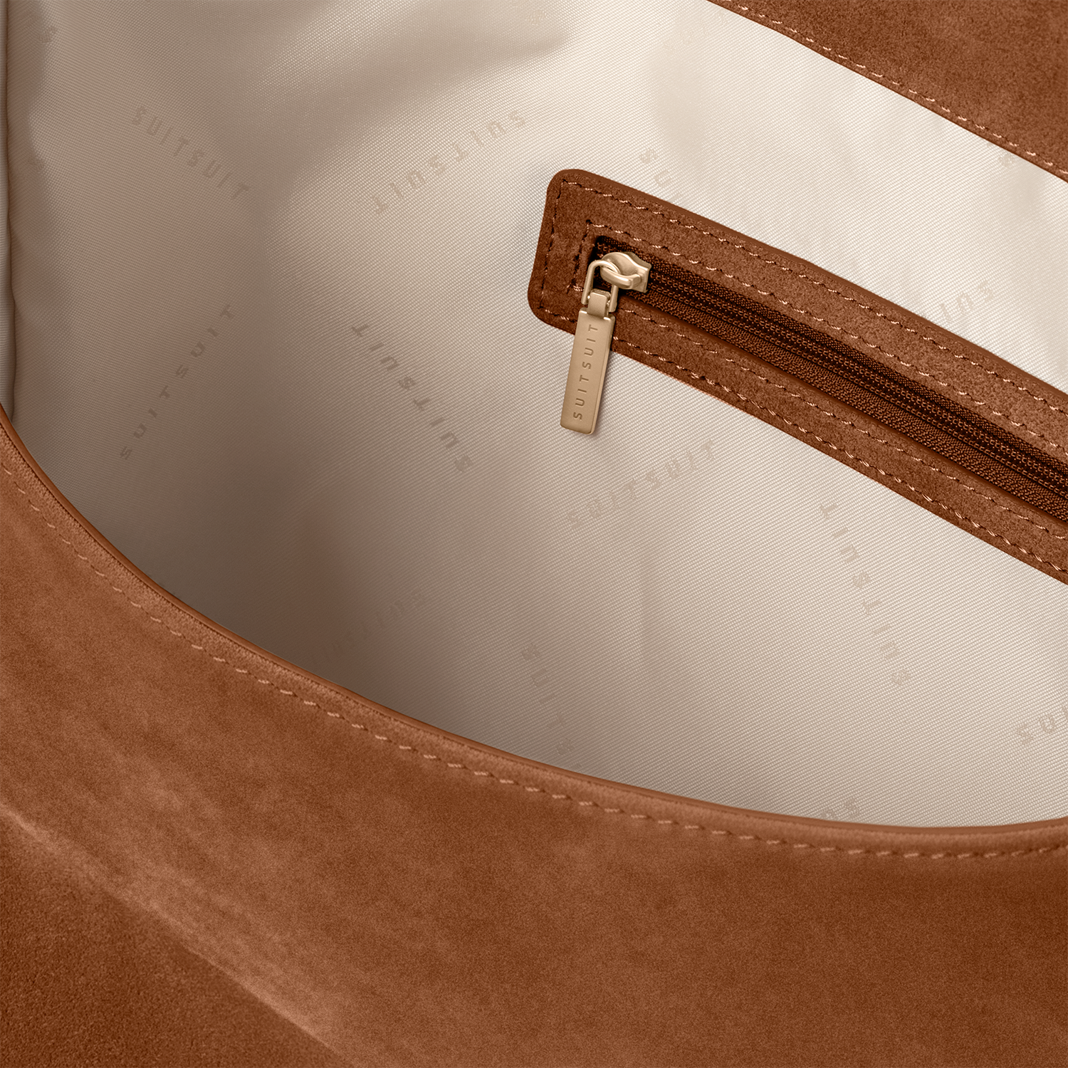 Serenity - Caramel Café - Slouchy Bag (Suede)