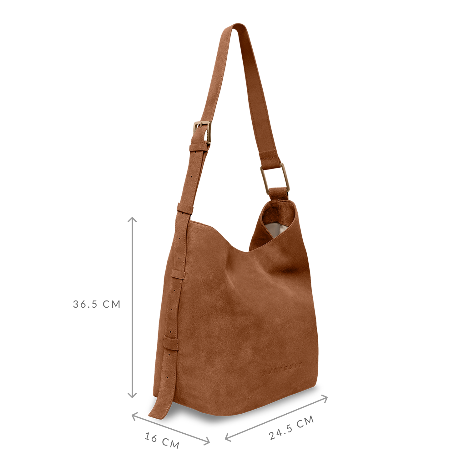 Serenity - Caramel Café - Slouchy Bag (Suede)