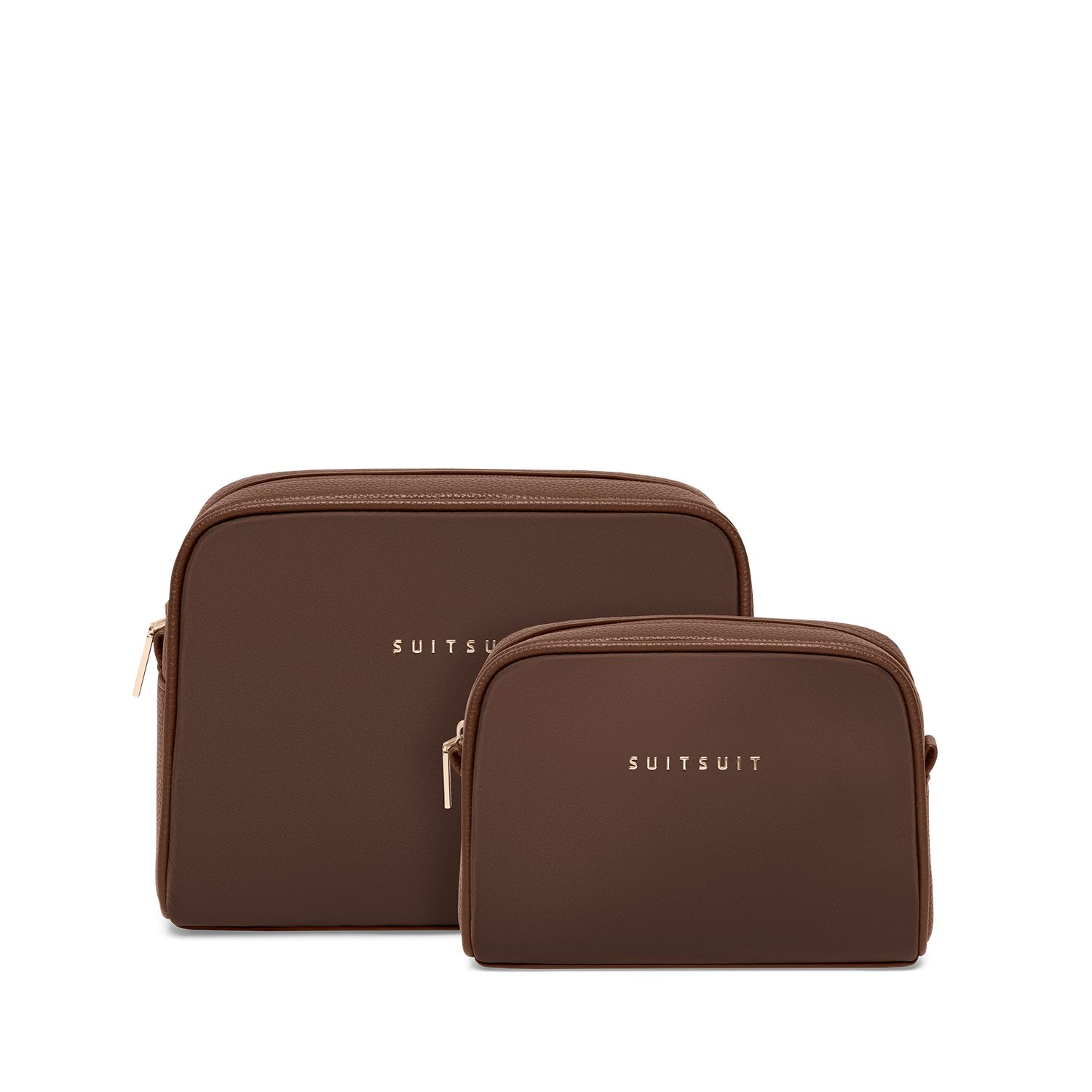 Serenity - Chocolate Brown - Toiletry Bag XL & Make-up Bag