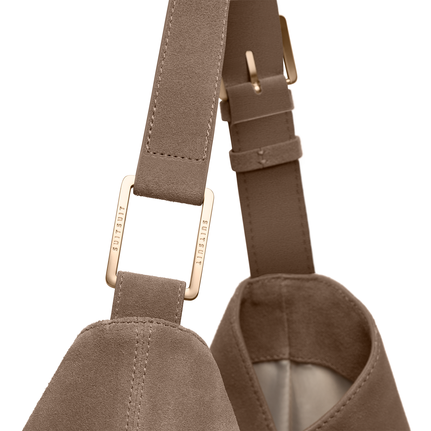 Serenity - Moon Stone - Slouchy Bag (Suede)