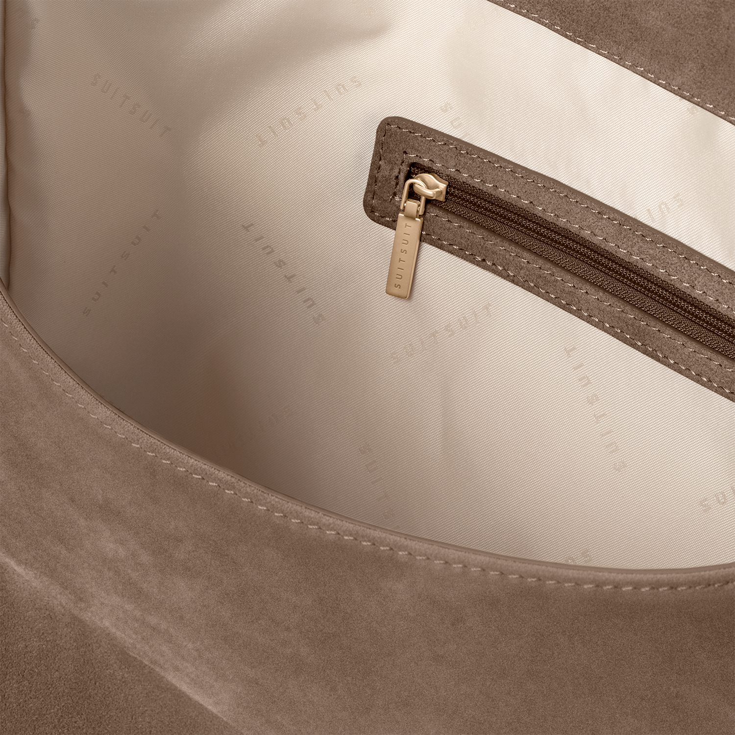 Serenity - Moon Stone - Slouchy Bag (Suede)