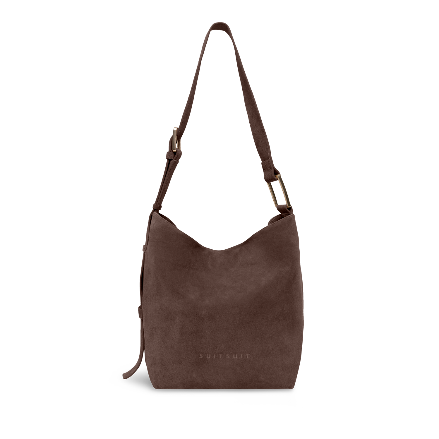 Serenity - Chocolate Brown - Slouchy Bag (Suede)