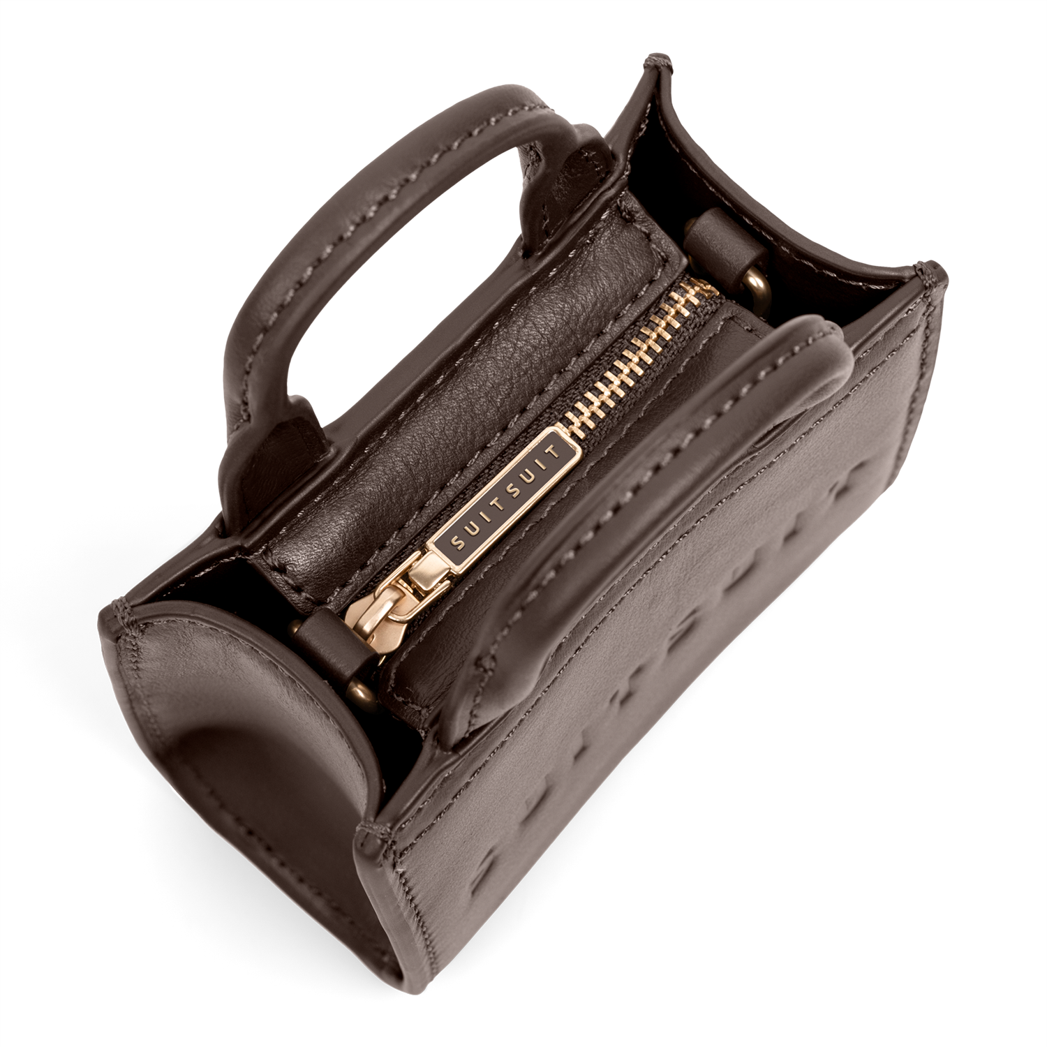 Serenity - Chocolate Brown - Micro Cross Body Bag (Smooth Leather)