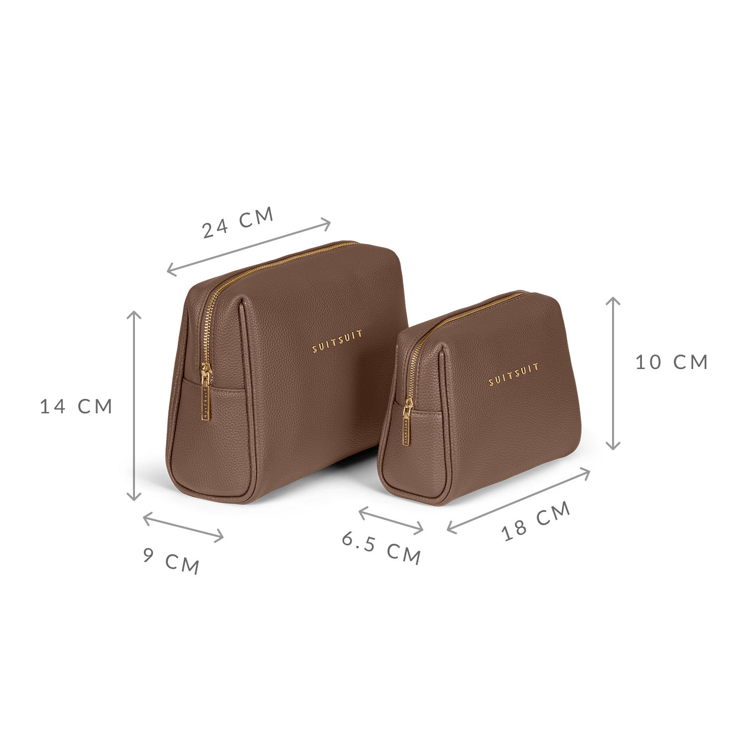 Serenity - Rawhide - Toiletry Bag L & Make-up Bag