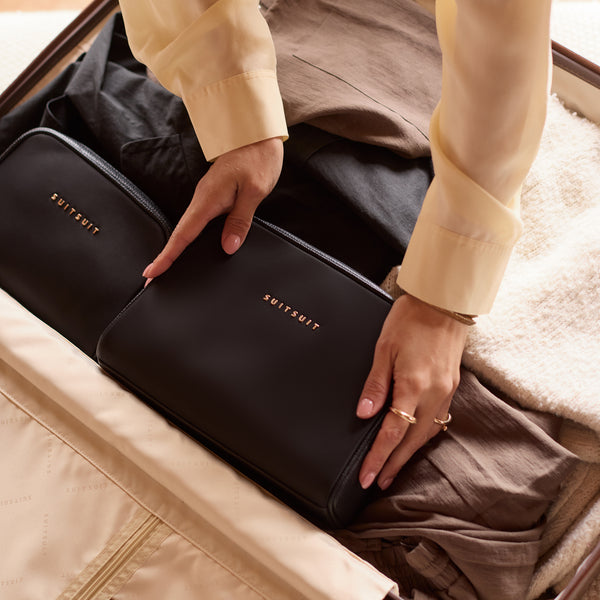 Serenity - Black Olive - Toiletry Bag XL & Make-up Bag