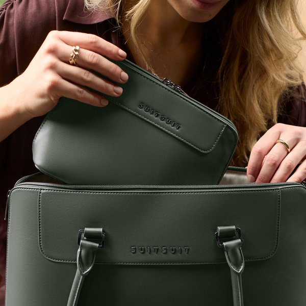 Mystique - Dark Olive - Laptop Accessories Bag
