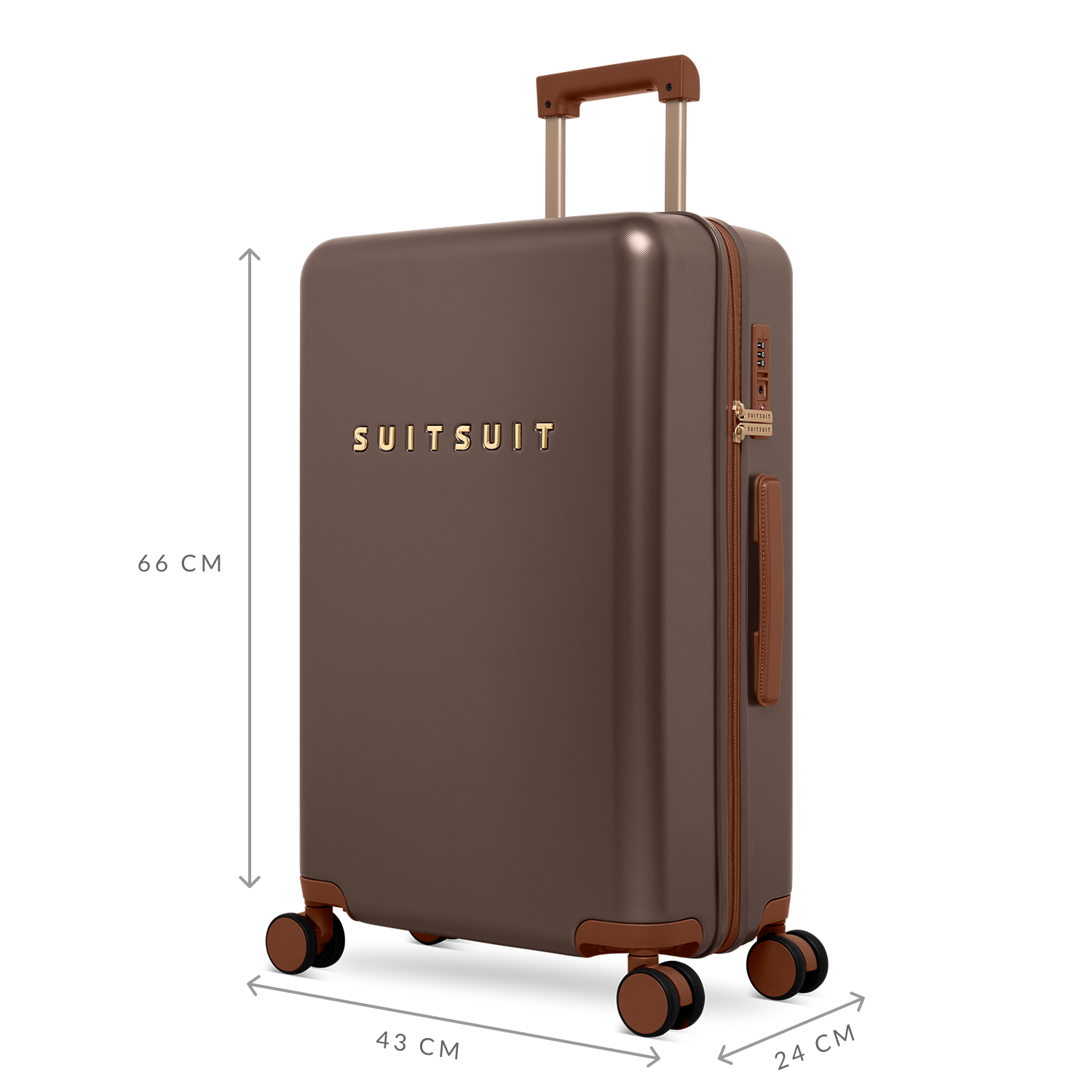 Serenity - Chocolate Brown - Check-in (66 cm)