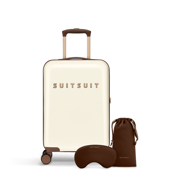 Fab Seventies - Antique White - Carry-on (20 inch)