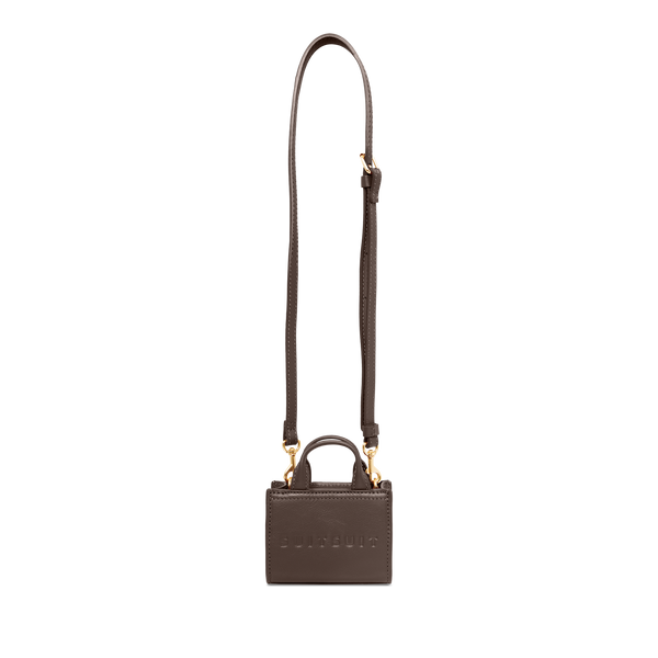 Fab Seventies Special Edition - Chocolate Brown - Micro Cross Body Bag (Smooth Leather)