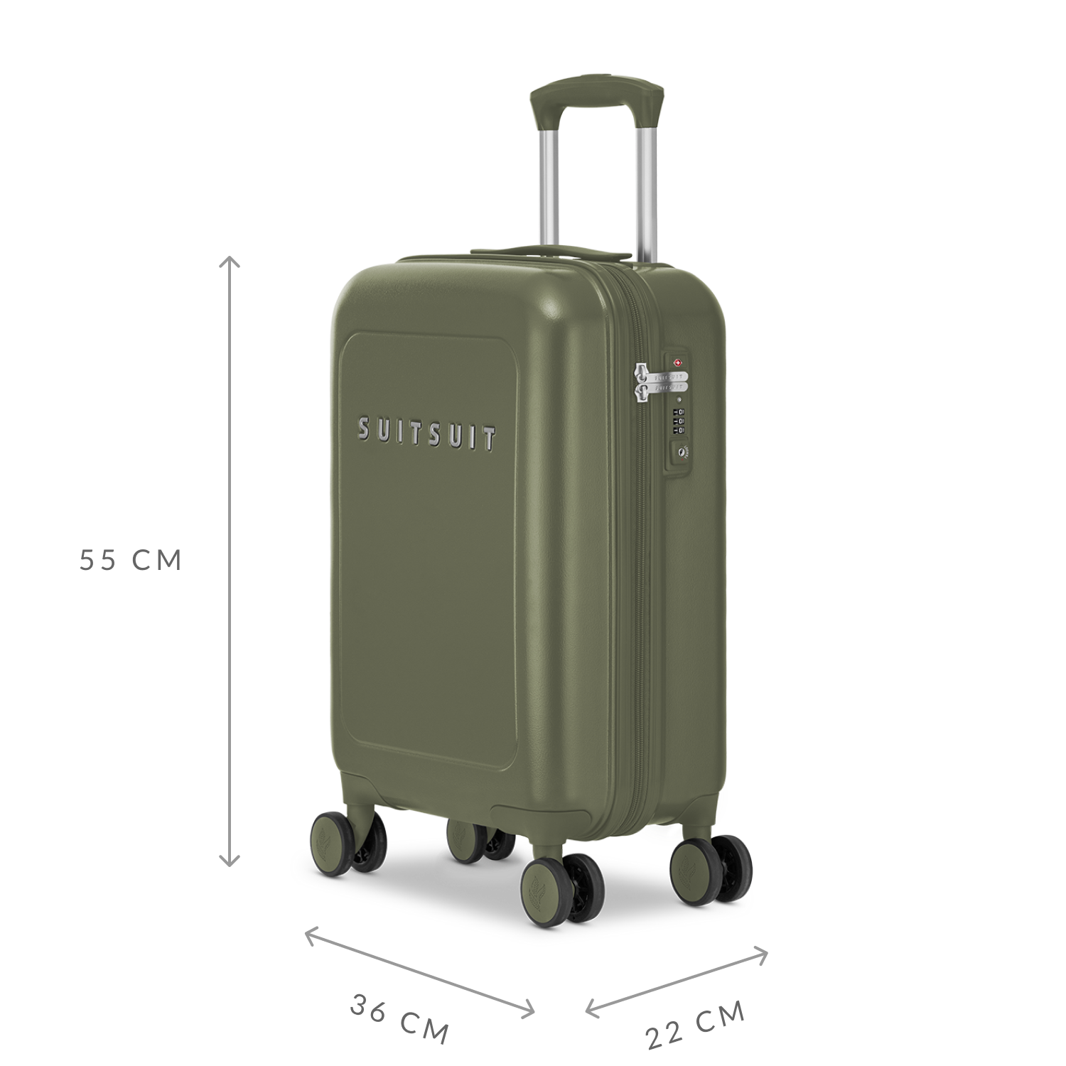 Natura - Dark Olive - Carry-on (20 inch)