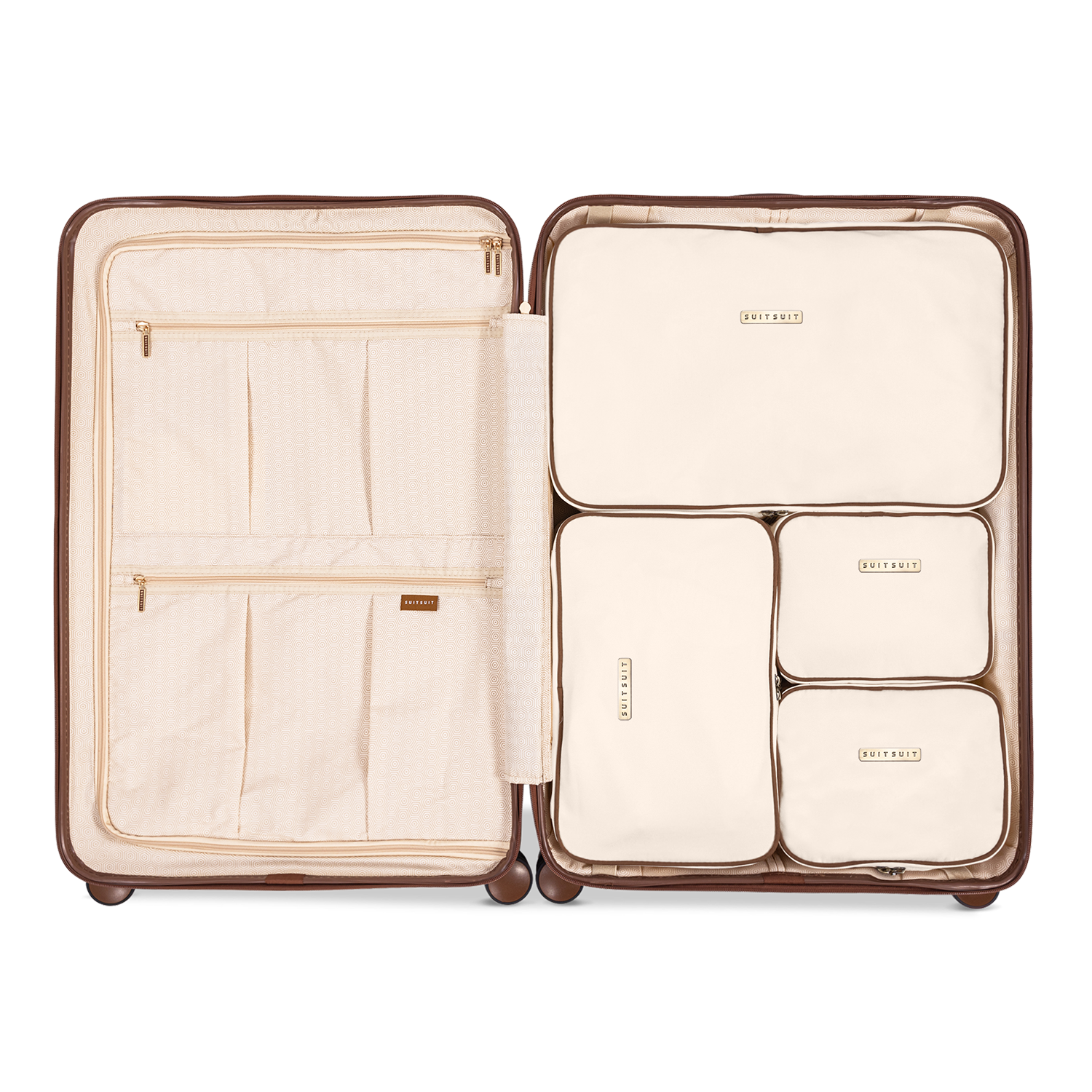 Fab Seventies - Antique White - Packing Cube Set (28 inch)