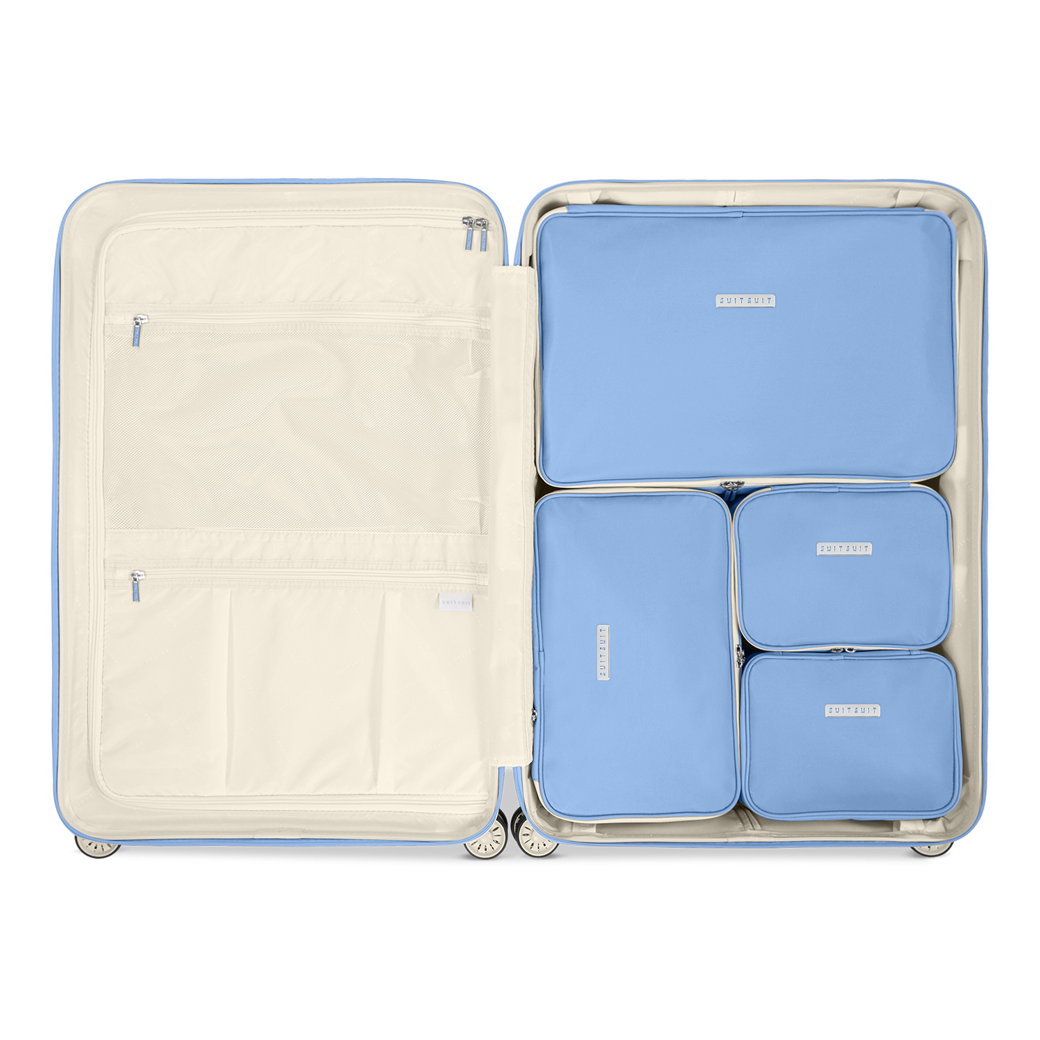 Fabulous Fifties - Alaska Blue - Packing Cube Set (28 inch)