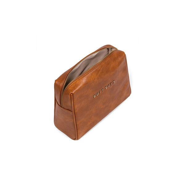 Fab Seventies - Burned Caramel - Toiletry Bag Upright