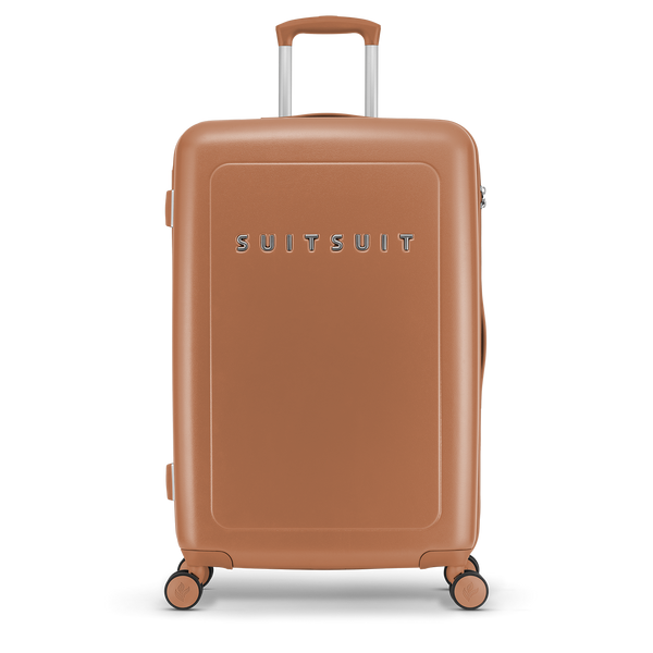 Natura Maroon Oak Check in 28 inch SUITSUIT International